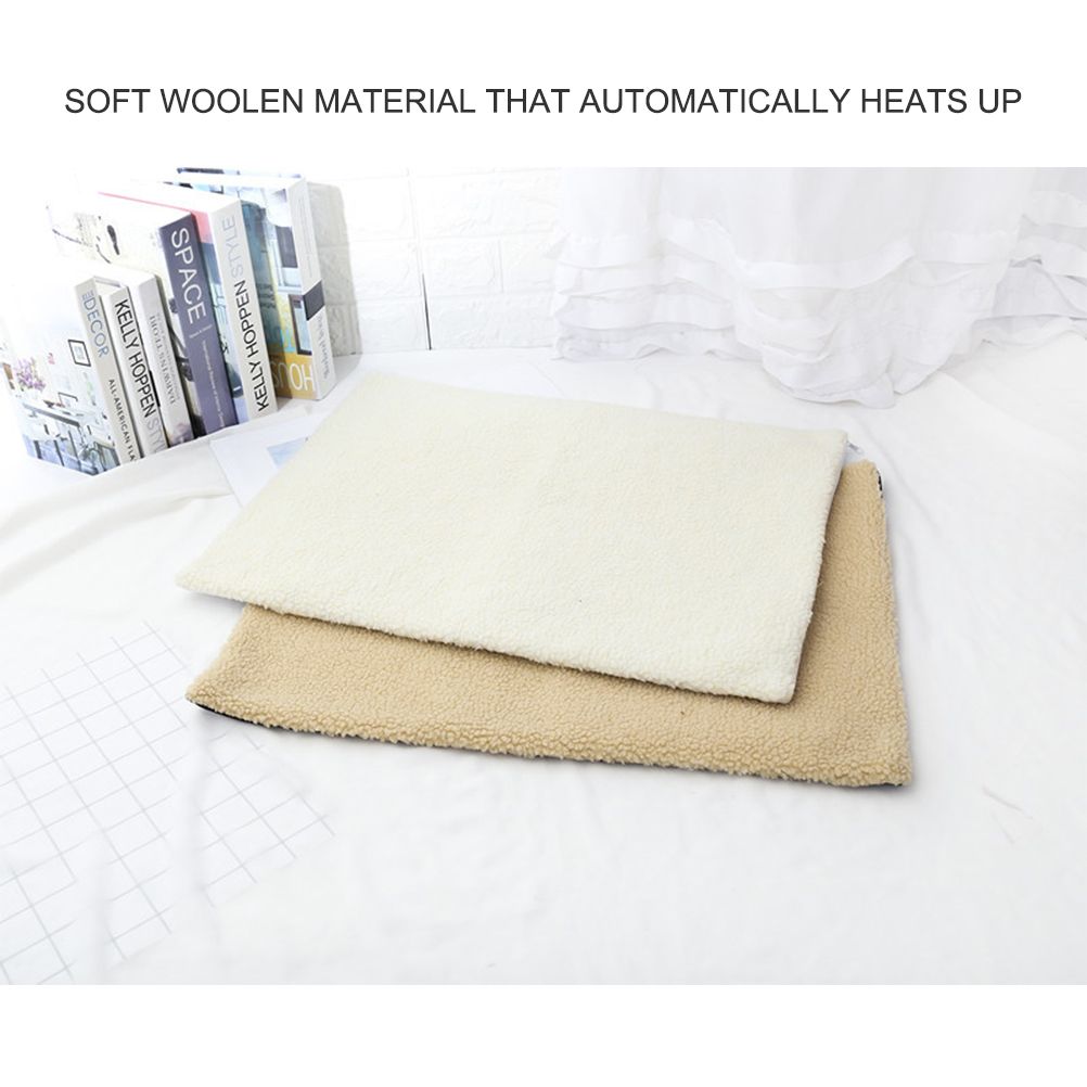 Pet Blanket Self Heating Blanket for Cats Dogs Heating Mat Warm Cozy Pet Blanket Bed Mat — image 4