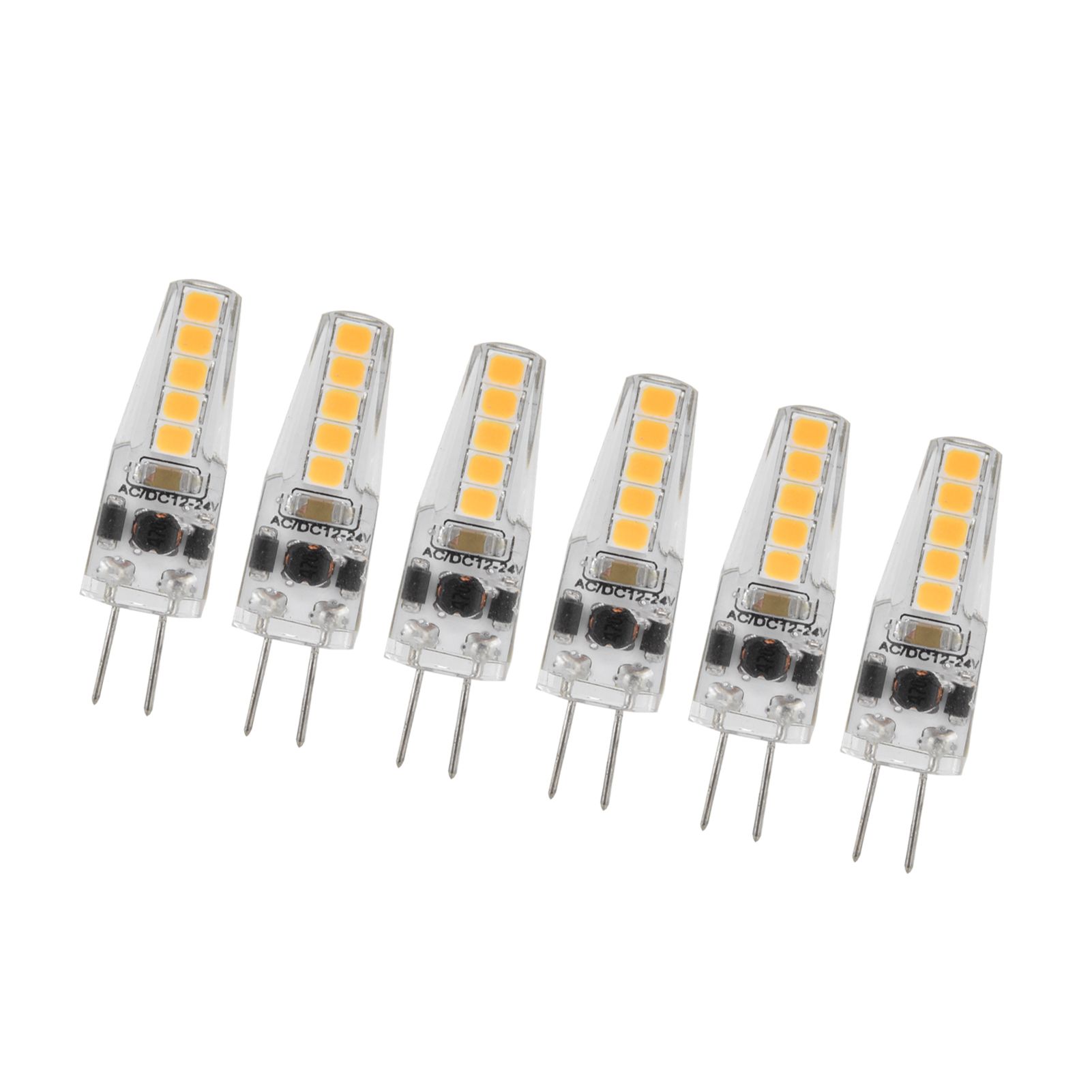 10pcs G4 LED Bulbs 2W Bi Pin Base Dimmable Bulbs for Chandelier Ceiling Lamp Table Lamp Warm White 3000K AC 12‑24V — image 4