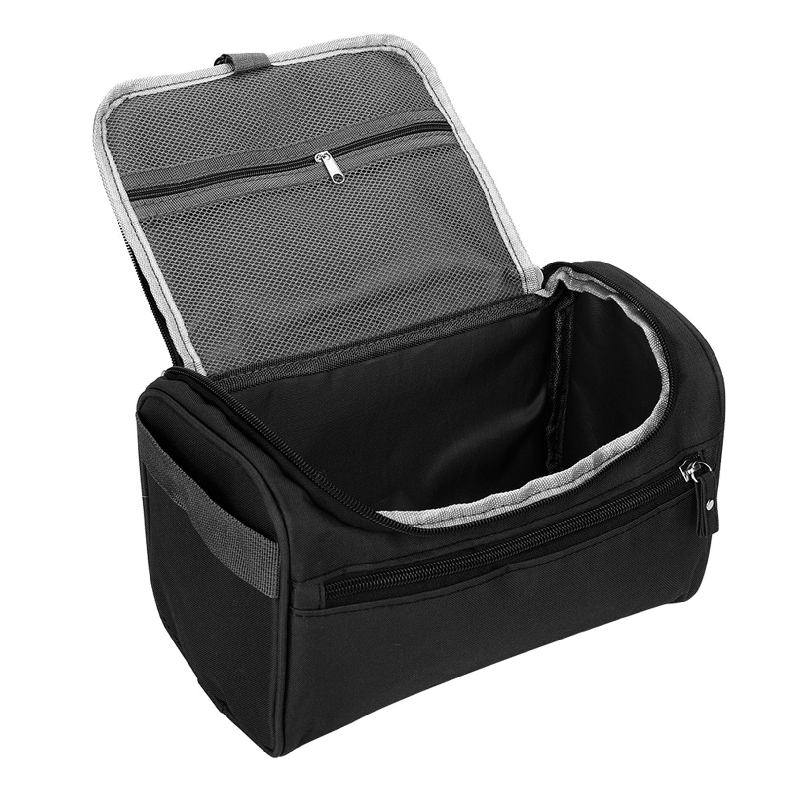 Portable Waterproof Shampoo Shaver Wash Storage Bag Man Woman Travel(Black) โ image 6