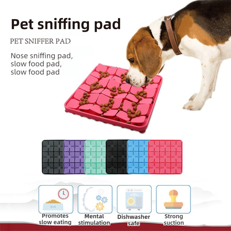Green Food-Grade Silicone Pet Lick Mat for Perfect Distraction - 3D Textured Slow Feeder & Dental-Cleanner with Powerful Suction — image 2