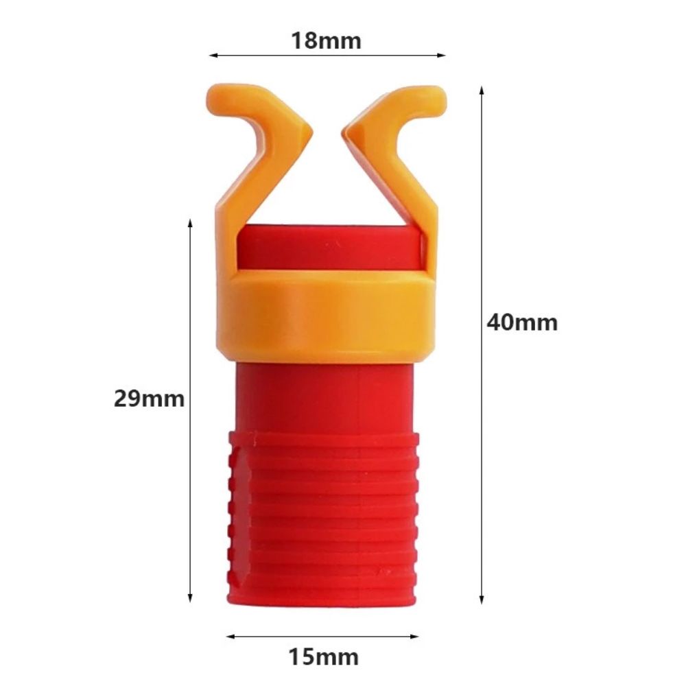 Screw Holder Clamp, Screw Gripper Screw Holder Fits Screwdrivers Bit Diameter of 6-8mm for Woodworking 4pcs (Red) — image 3