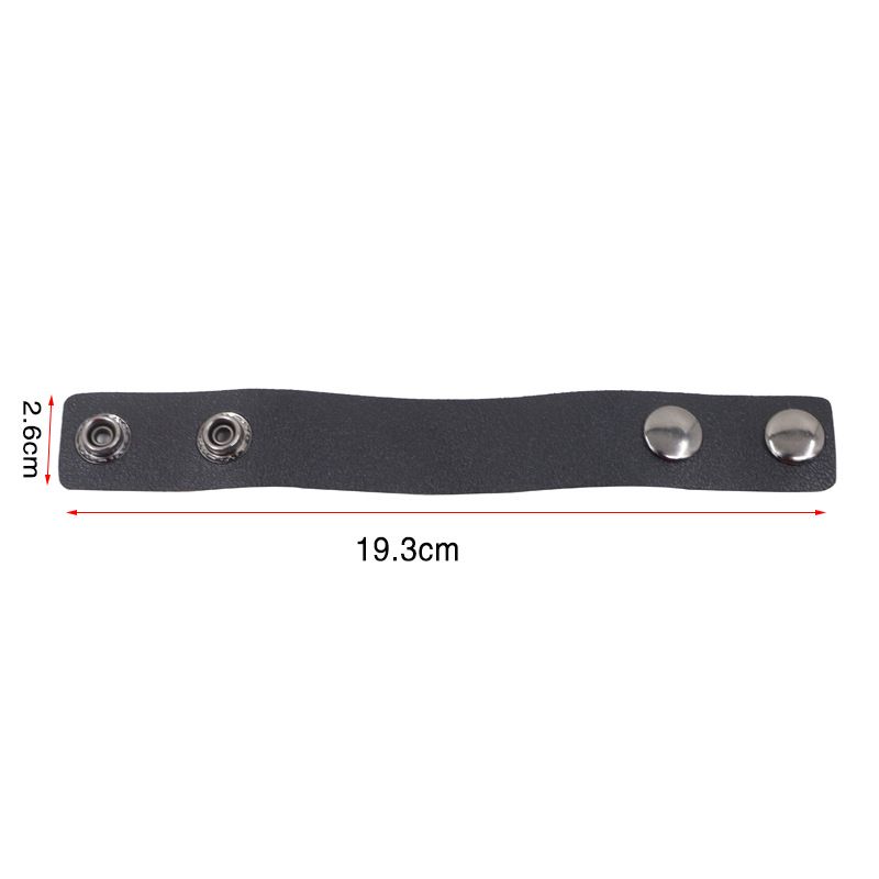 4Pcs PU Leather Duty Belt Keeper and Double Snap Belt Keeper Loop Duty Keepers Fit Security Tactical Duty Belt Keepers โ image 5