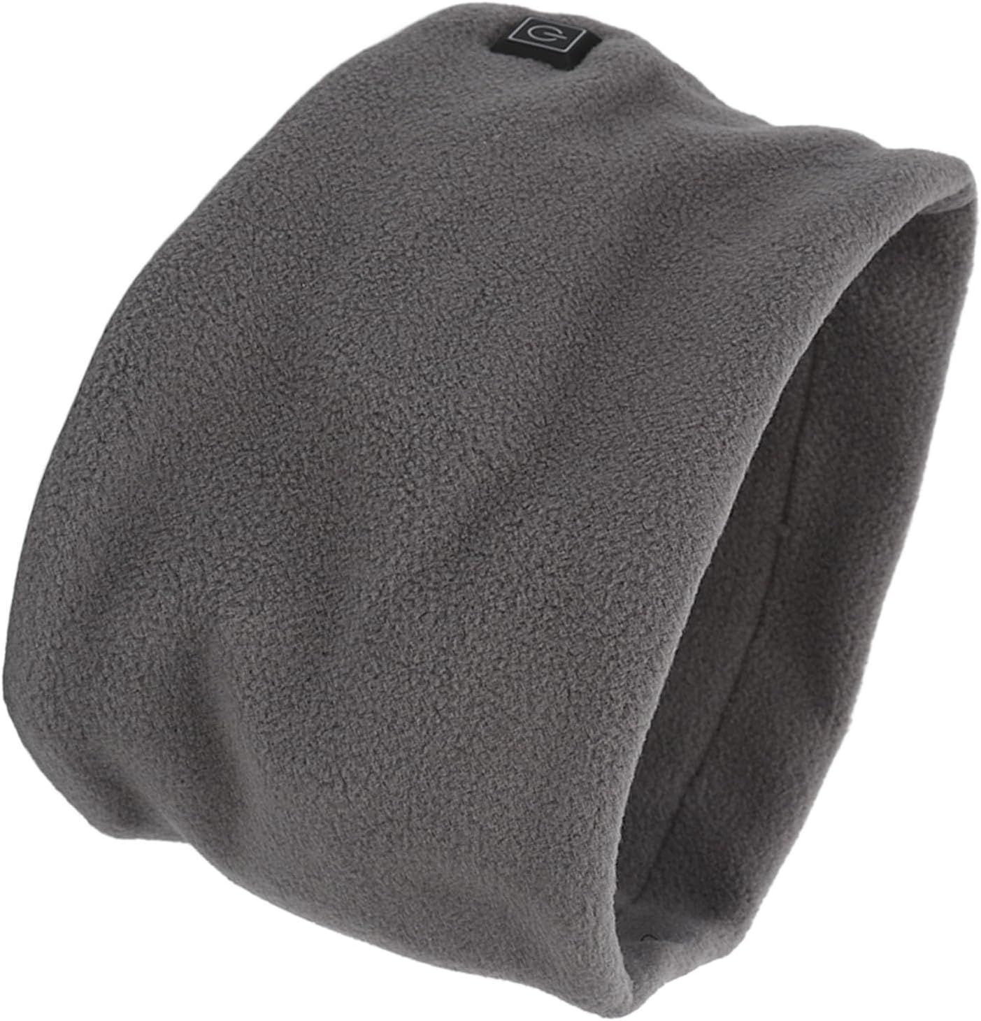 Double-Layer Fleece Neck Warme Neck Warmer - Fleece Neck Gaiter for Winter-Fashion Faux Fur Soft Winter Scarf Washable USB Neck — image 3