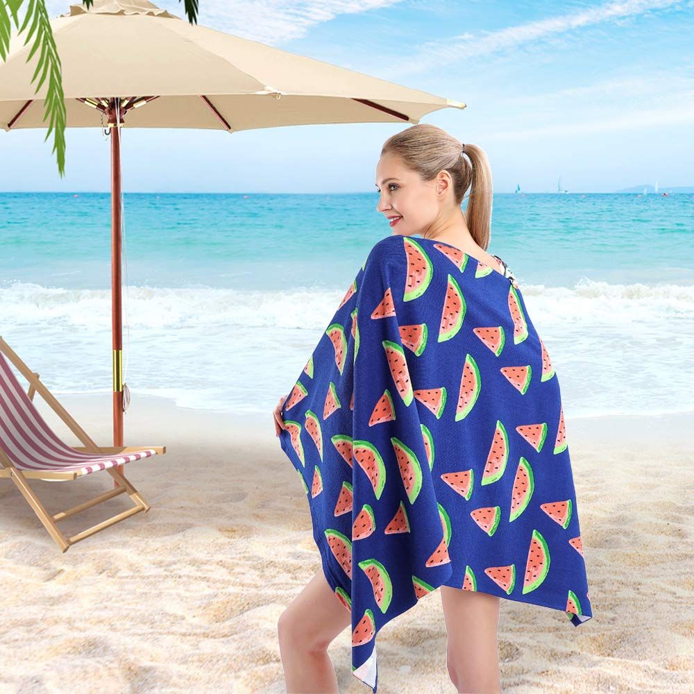 Watermelon Beach Towel Quick Dry Bath Pool Towel Travel Towels for Women Men Adults Bath Towels Oversized Towels 60*120CM โ image 4