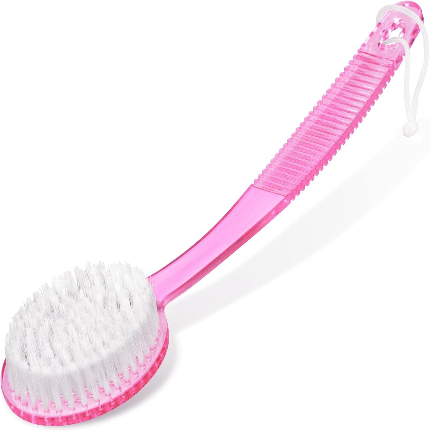 (Random Color, 1 Pack) Bath Brush with Bristles, Long Handle for Exfoliating Back, Body, and Feet, Bath and Shower Scrubber โ image 3