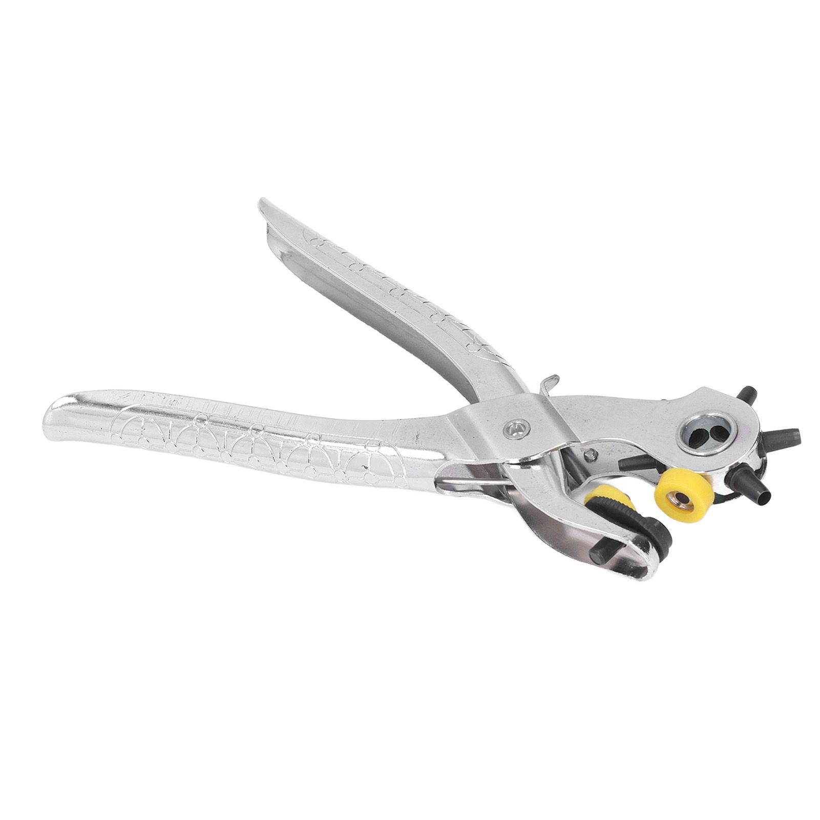 8in Belt Hole Puncher Stainless Steel Sturdy Durable Ergonomic Design Effort Saving Heat Treatment Leather Hole Punch — image 4