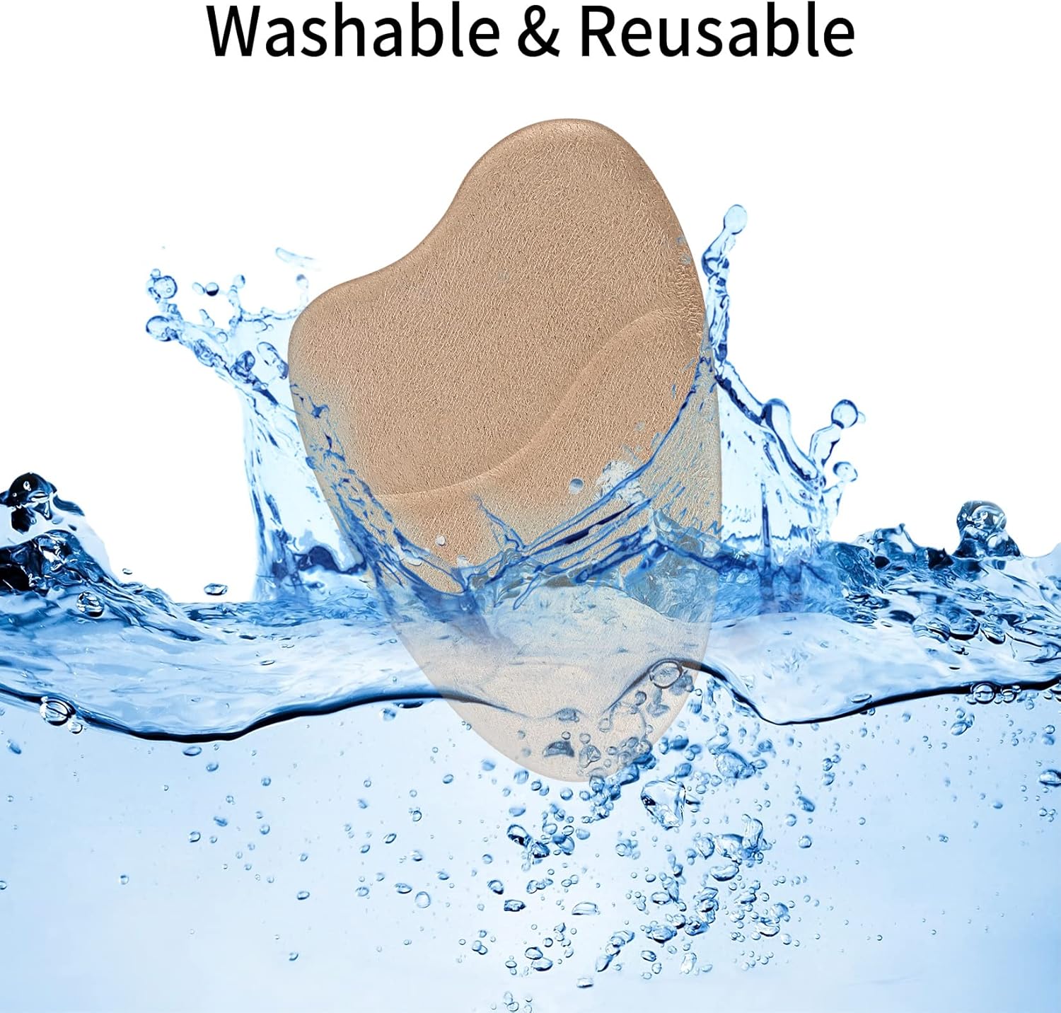 4 Pairs Forefoot Cushion Inserts for Women Shoes,Non-Sliding Insole Pads for Open Toe Heel Pads Inserts for Too Big Shoe,No Slip Heel Grips Liners Pads for โ image 4
