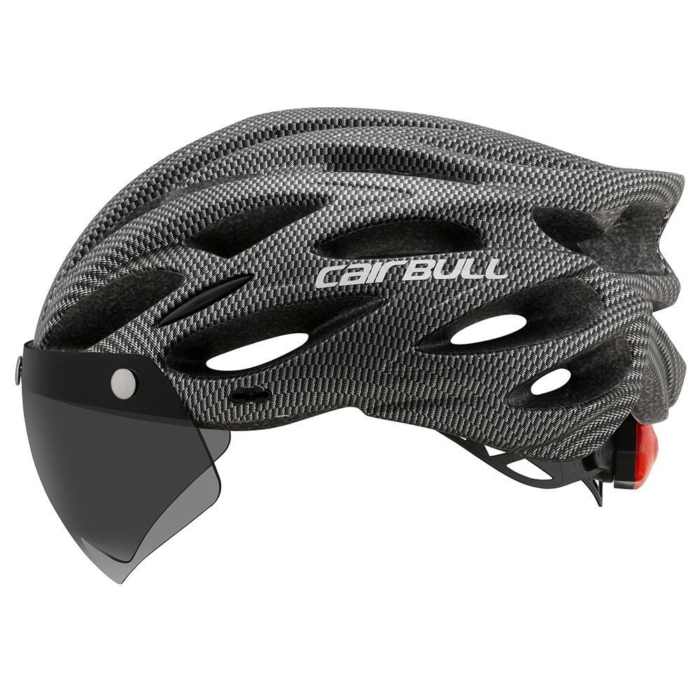 Road Bike Helmet Mountain Bike Helmet Cycling Helmet With Visor Bicycle Helmet - Gray - Size L59-61CM โ image 4