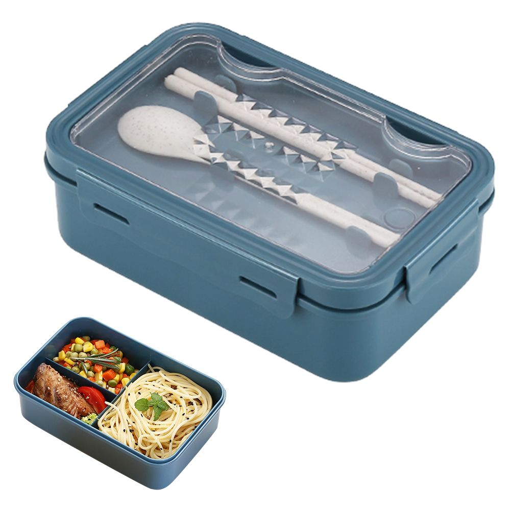 Lunch Boxes Bento Boxes Leakproof Lunch Boxes for Microwave Bento Lunch Boxes with 3 Compartments and Tableware โ image 3