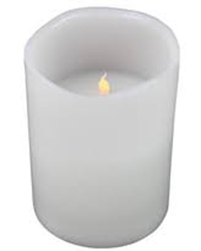 10 Pcs LED Block Pillar Candle White Flameless Safe Indoor Battery Power Party Home Decor Wedding Xmas Table Centrepiece — image 5