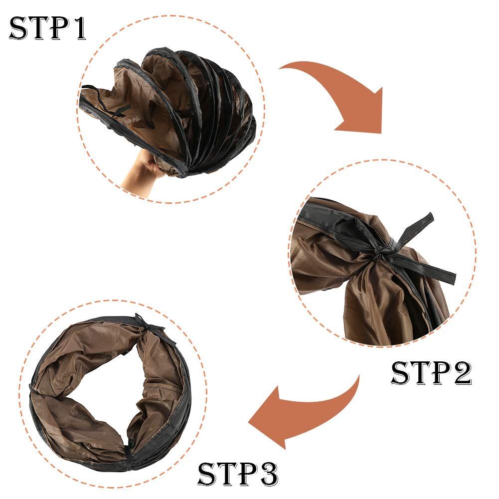 Cat Tunnel for Indoor Cats Interactive, Rabbit Tunnel Toys, Pet Toys Play Tunnels for Cats Kittens Rabbits Puppies — image 2