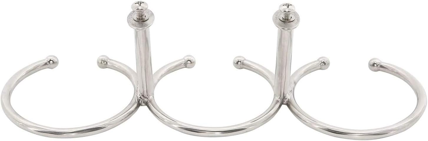Boat Triple Ring Cup Drink Holder, Stainless Steel 316 Holder Polished for Yacht Truck Car Apartment RV- Open Design (1pcs) โ image 6