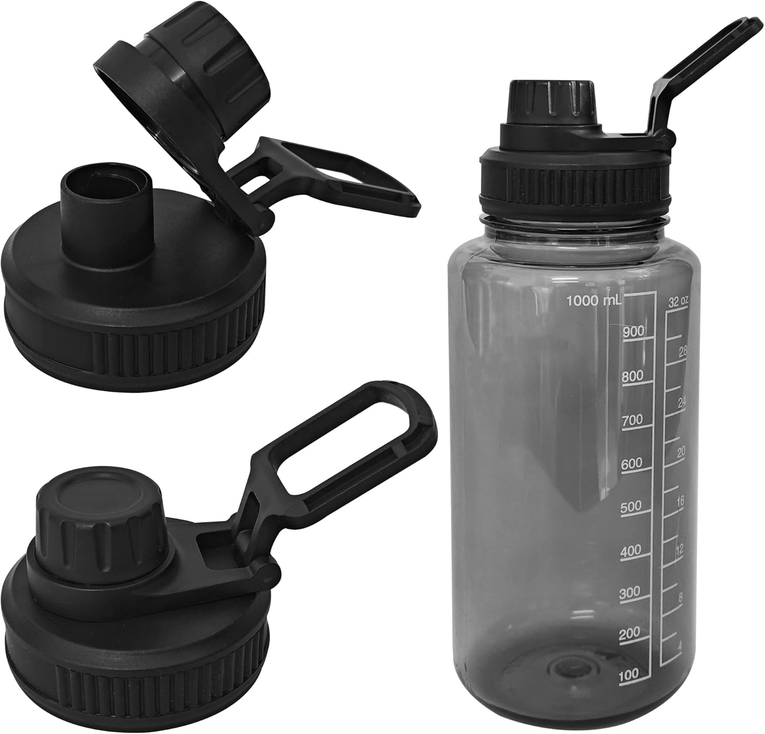 2 Pcs Replaceable Lid for Nalgene Sustain Tritan Water Bottle, Wide Mouth Loop Top Lid Compatible with Nalgene 32 oz, BPA Free, Replacement Cap Accessories