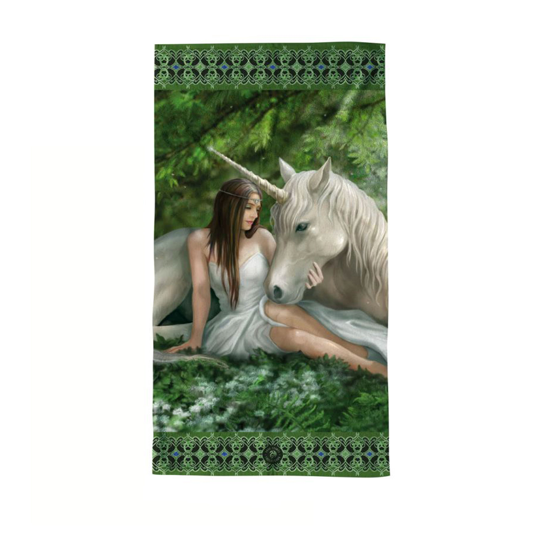 Anne Stokes Pure Heart Beach Towel 75 × 150 cm