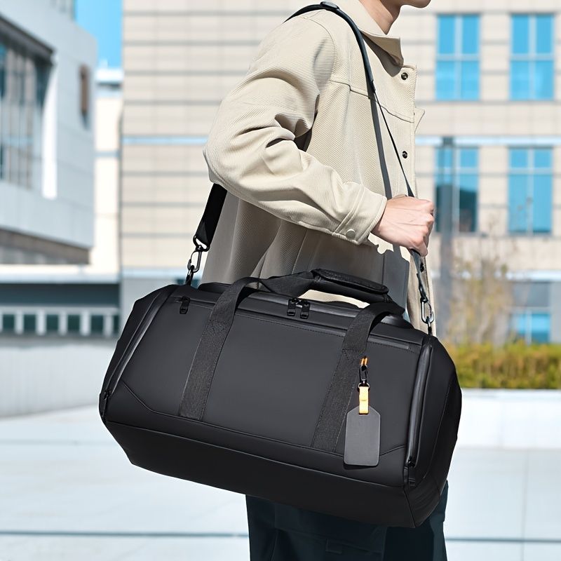 Travel Duffel Bag Laptop Duffel Men'S Travel Bag Women'S Travel Bag Durable - Black - Size L