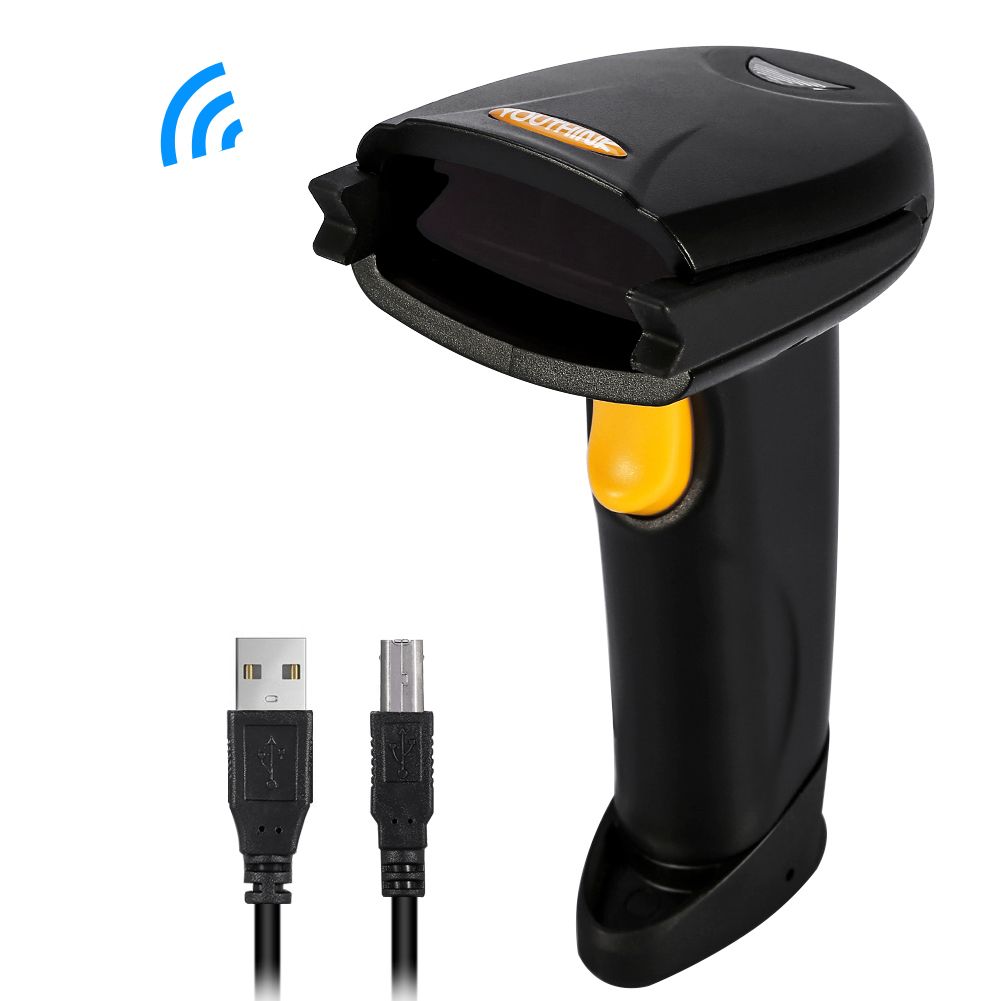 Wireless Barcode Reader Handheld Laser Barcode Reader Both Bluetooth / USB compatible Laser Sca โ image 2