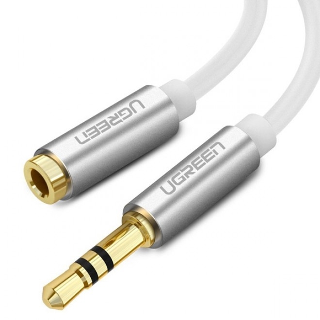 UGREEN 10778 3.5mm Male to 3.5mm Female Extension Cable 5m (White) — image 3