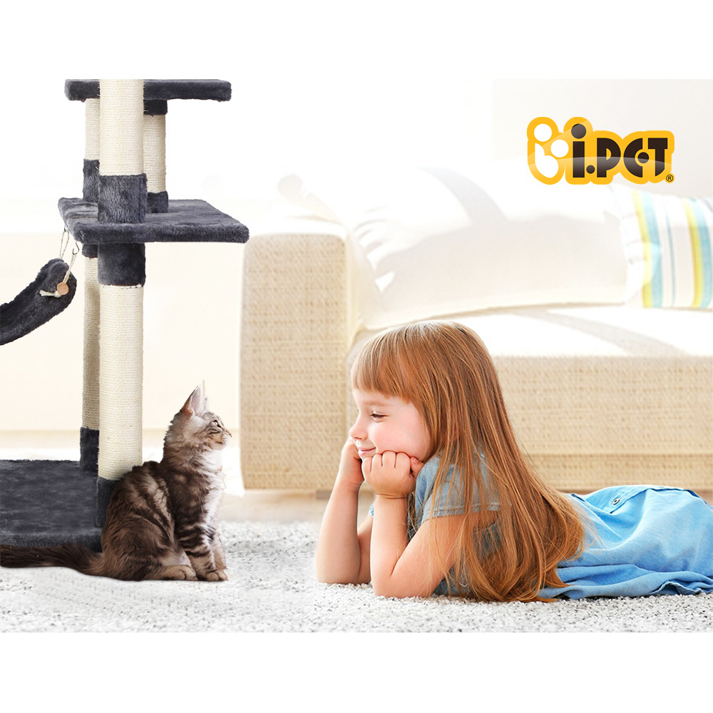i.Pet Cat Tree 184cm Tower Scratching Post Scratcher Wood Trees Condo Bed House โ image 6