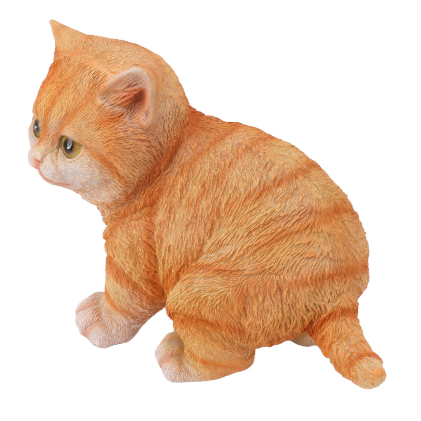 Outdoor Garden Decor Cat Statues Kitten Ornaments Gardening Decorations Gardening Kitten Sculpture โ image 5
