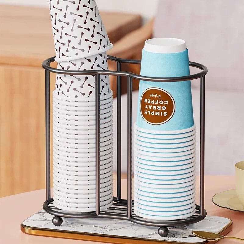 Desktop Water Cup Holder Paper Cup Pickup Stand Storage Organizer for Cups โ image 5