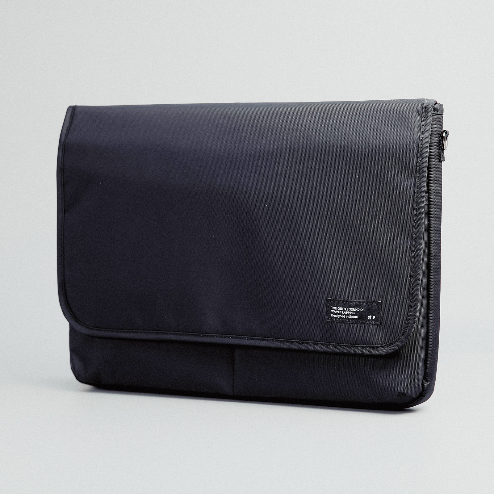 15.6/16 inch Laptop Sleeve Padded Shoulder Bag Travel Carry Case LATO BLACK — image 3