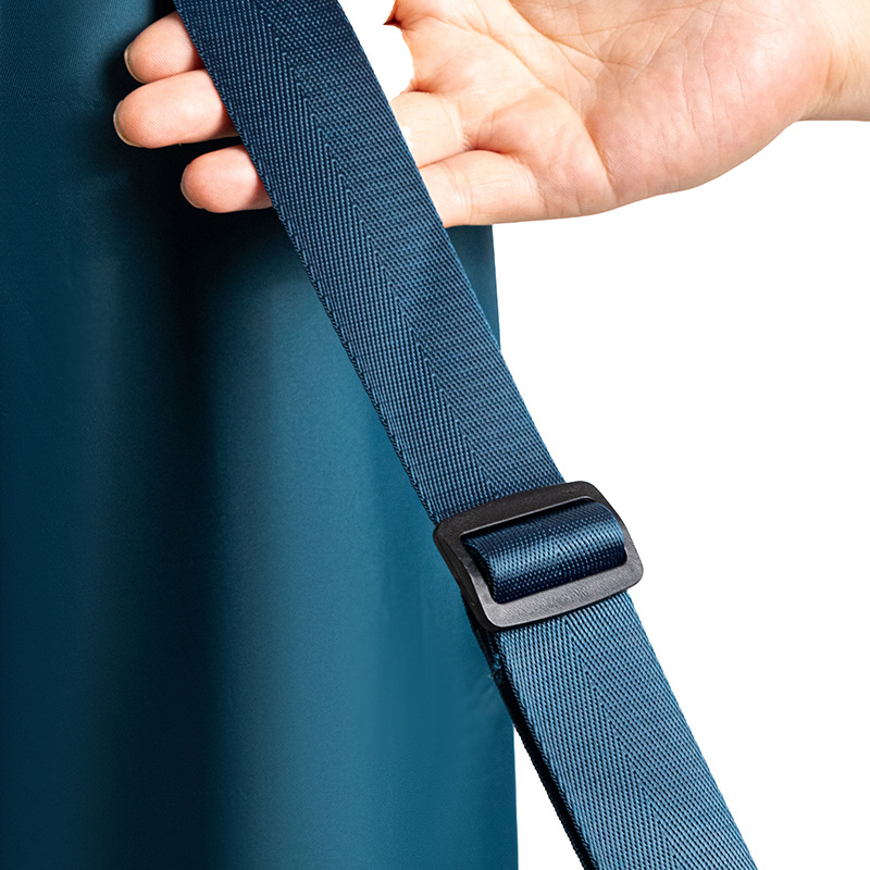 Dark Blue Durable Yoga Mat Carry Bag - Multi-Functional Fitness Backpack with Wet Pocket(Mugs are filming props, not included) — image 4