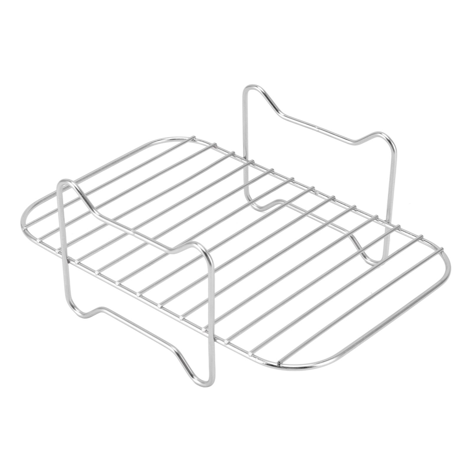 Fryer Stainless Steel Rack Fryer Accessories Multi Purpose Grilling Holder Outdoor BBQ Tools — image 6