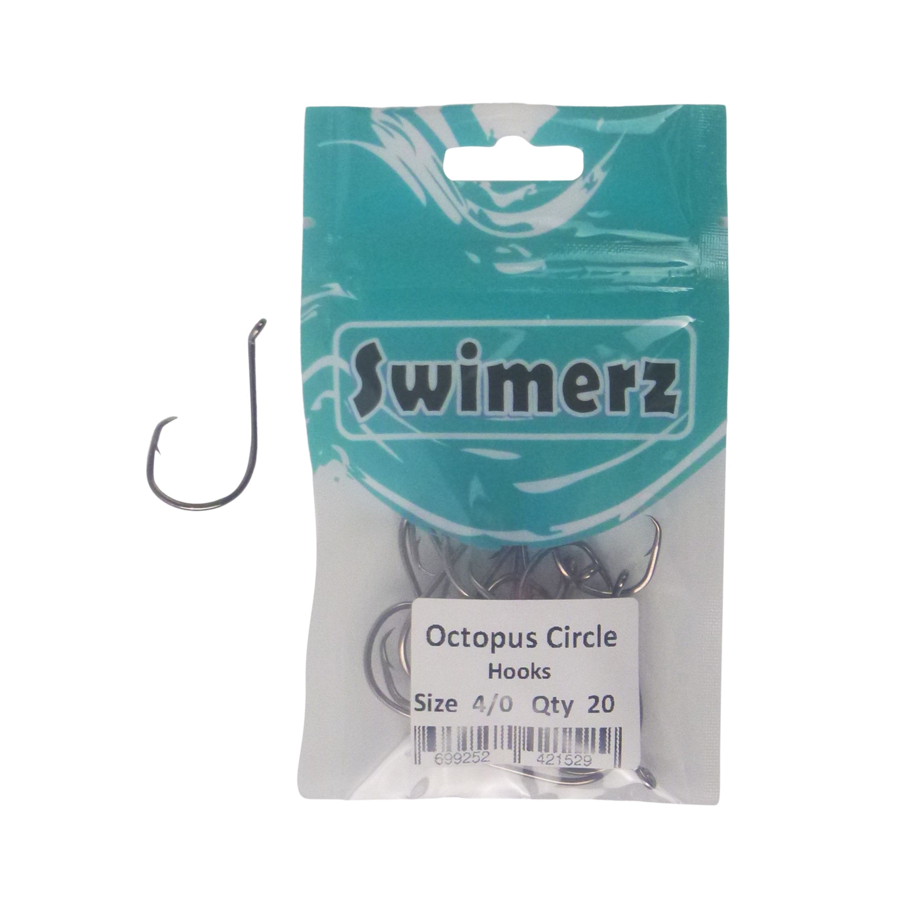 Swimerz 4/0 Octopus Circle Hooks, 20 pack — image 2