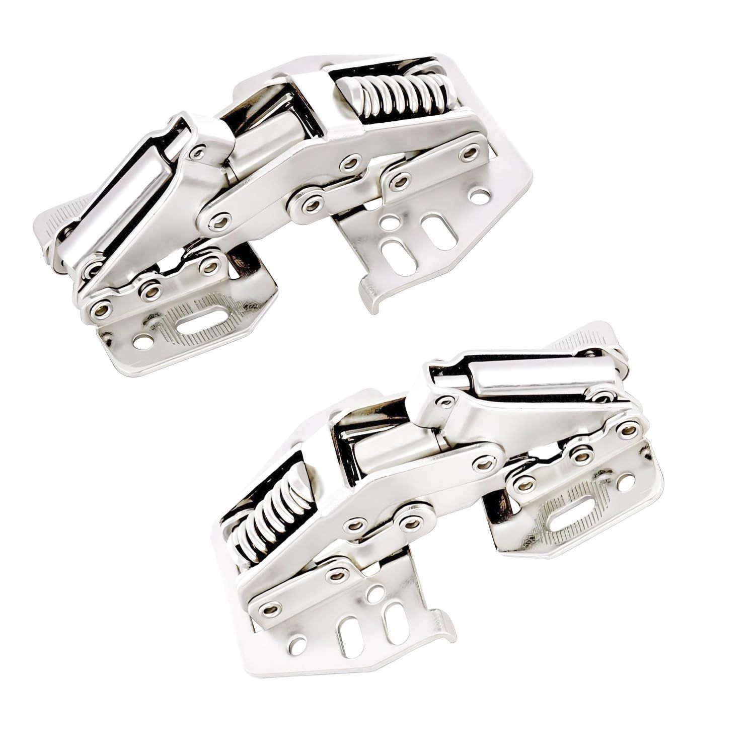 2 PCS Cabinet Hinges Heavy Duty Lid Stay Hinges, Soft Close Lid Hinge, Furniture Door Lift Stay Support Hinge