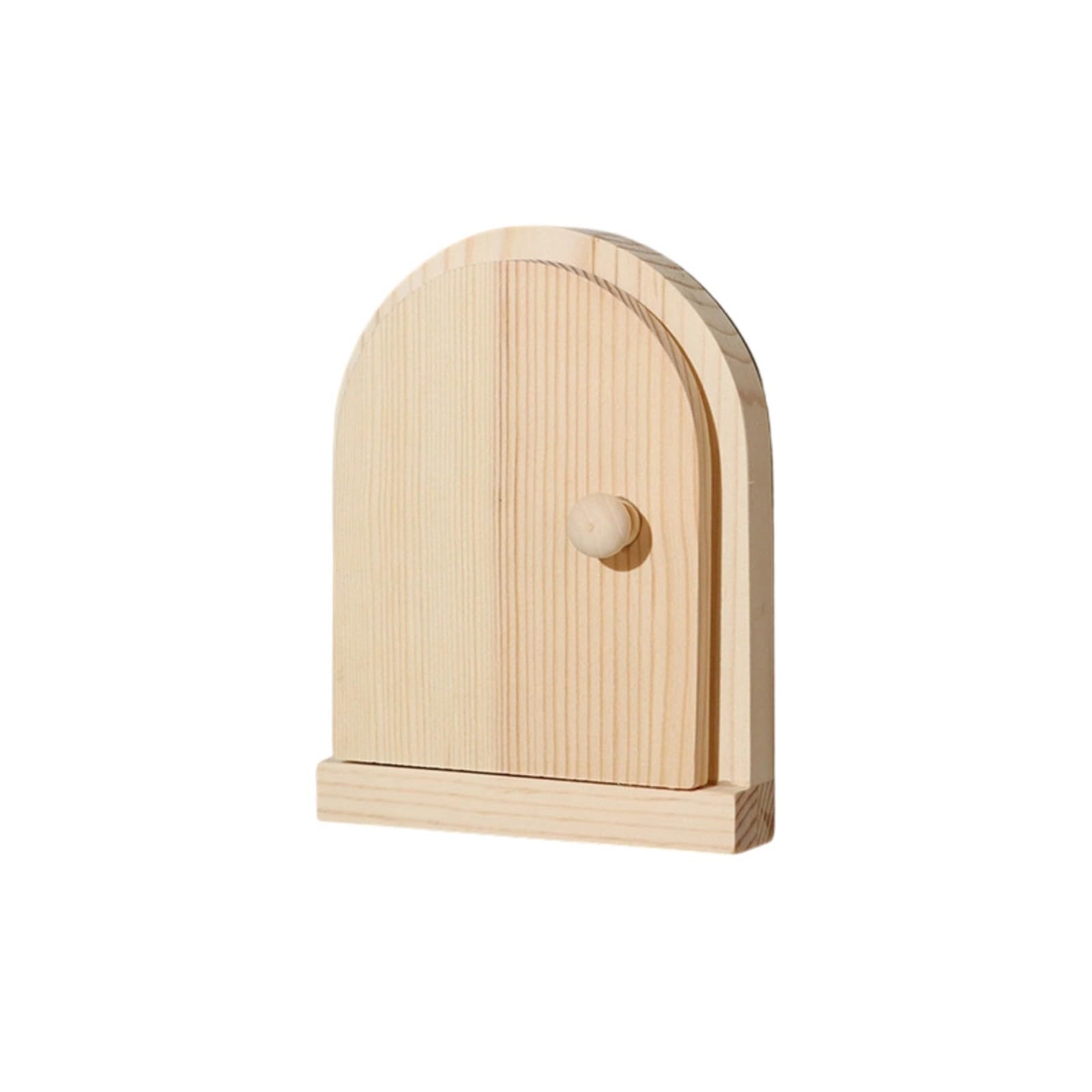 Elf Door - Tooth Fairy Door - Gnome Door Wood - Wall Decoration - Miniature - DIY Crafts - Wooden House - Interior Accessories - Fairy Tales - Decorative
