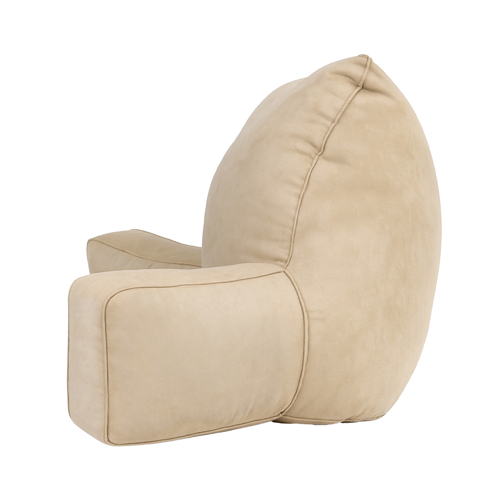 Giselle Reading Pillow Back Rest Lumbar Support Cushion Oatmeal — image 3