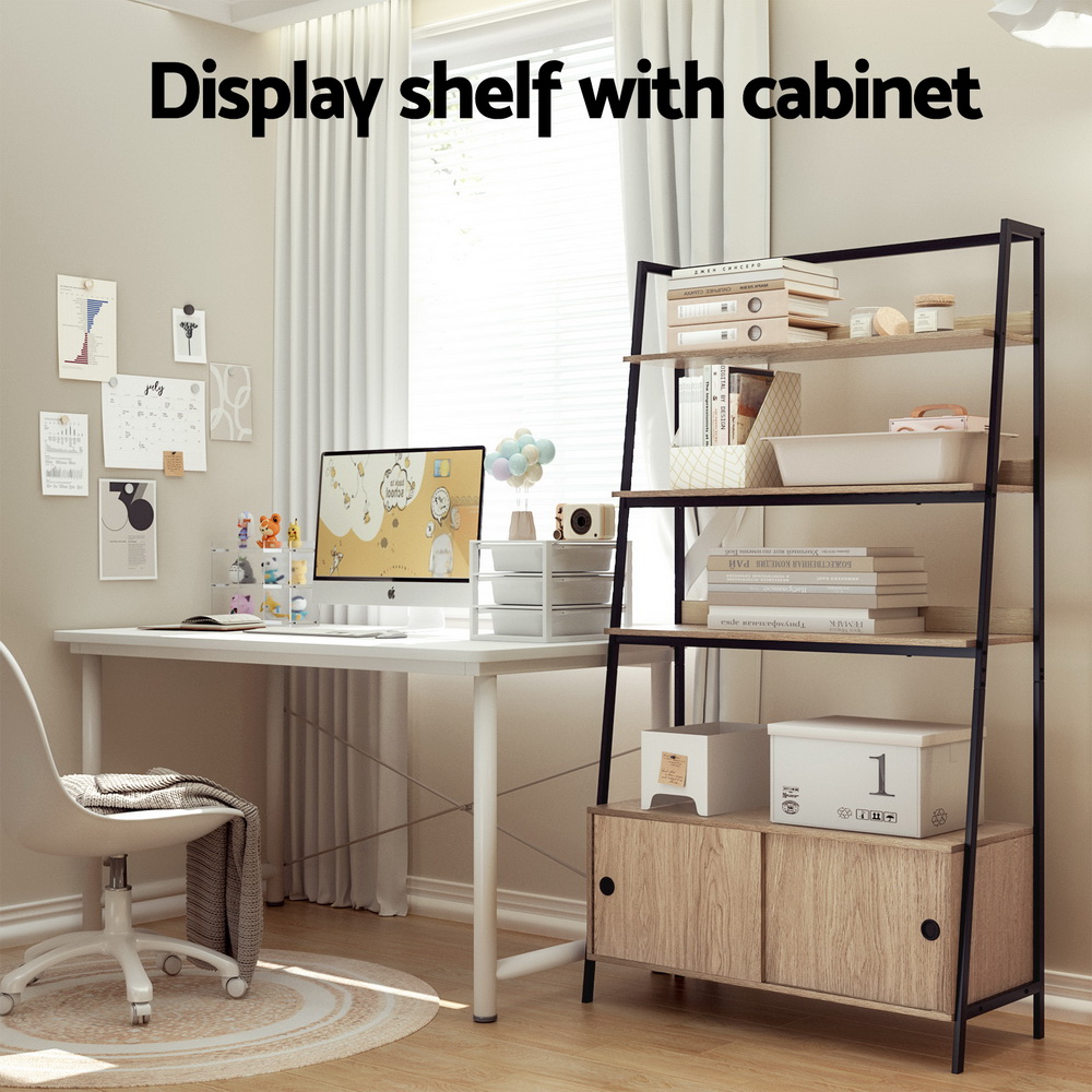 Artiss Bookshelf 5 Tier Cube Cabinet MIRA Oak โ image 6