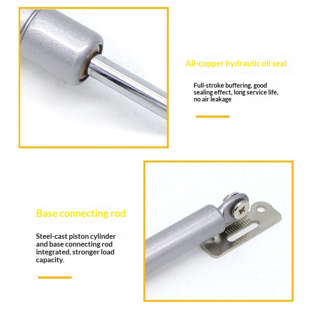 2 Pack 100N/22LBS Drop Down Gas Struts for Drop-Front Desk Downward Slowly Such as Fold-Down Desk, Flap Lid — image 5