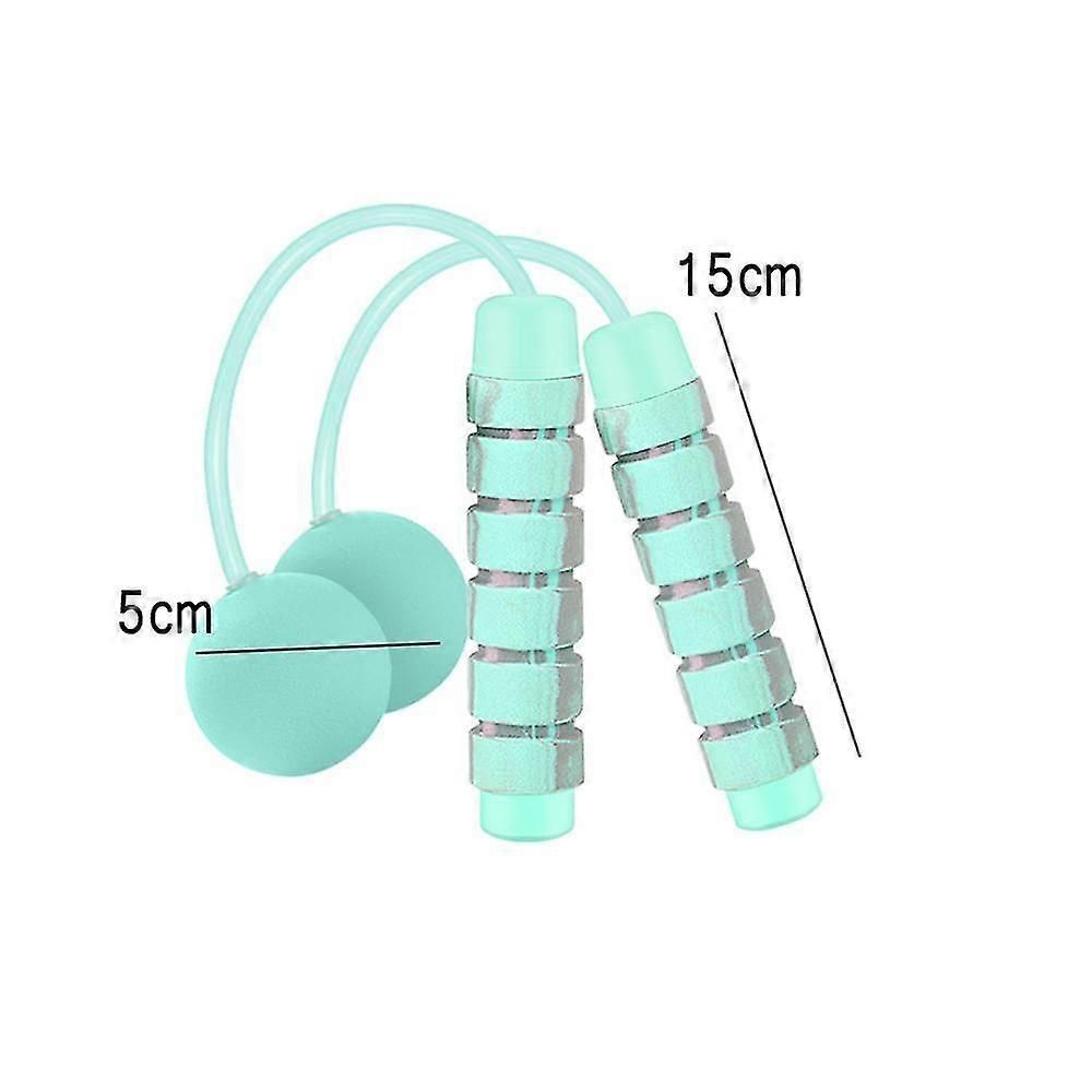 Jump Rope,Ropeless Jump Ropes For Fitness,skipping Rope For Wellness Beginners,adults Workout - Green — image 2