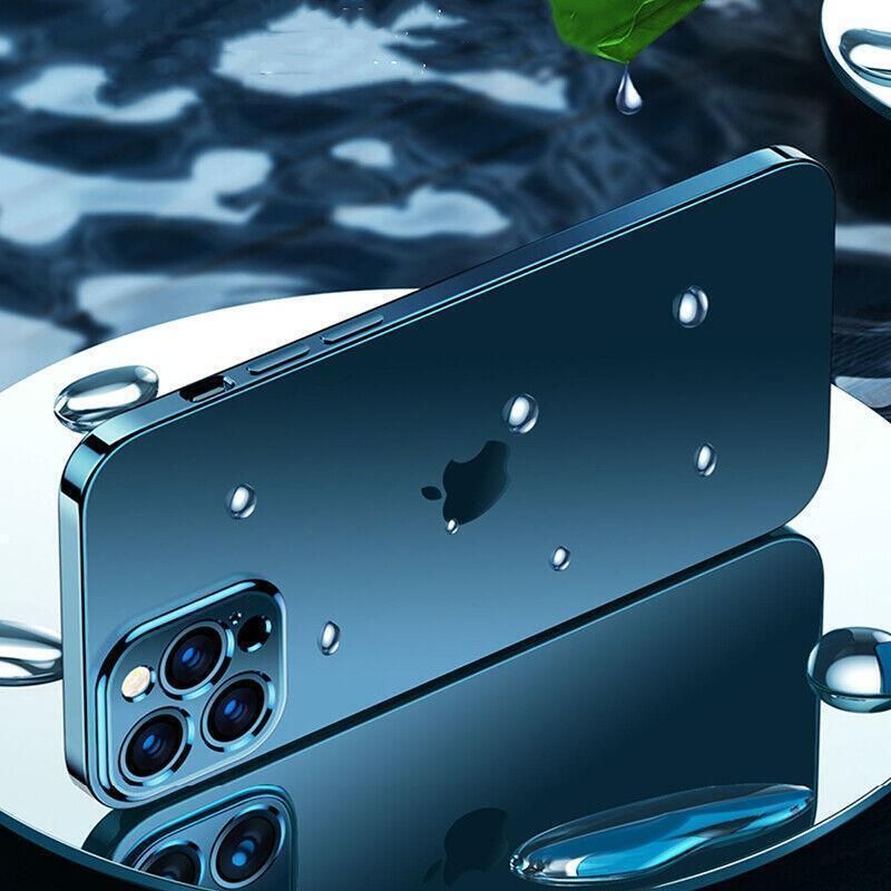 Blue For iPhone 13 12 11 Pro Max Case Thin Matte Ultra Slim Shockproof Clear Cover - iPhone X/XS — image 3
