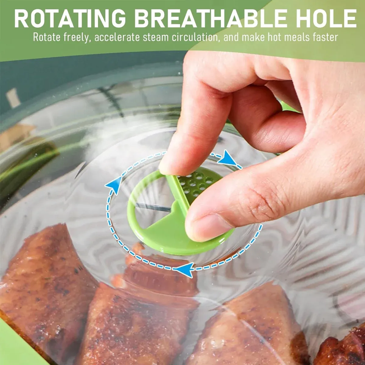 Microwave Oven Heating Lid Preservation Lid Food Cover Microwave Lid Kitchen — image 6