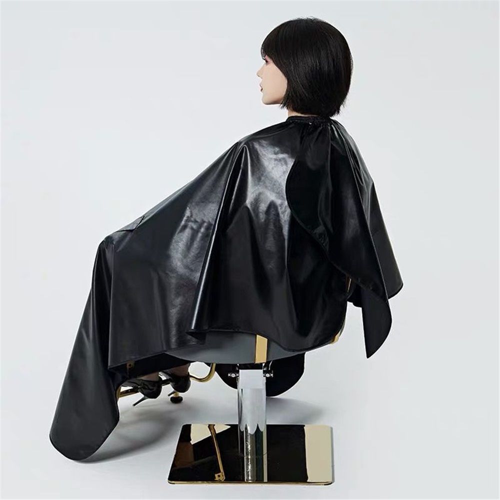 Professional Hair Chemical Hair Shawl Waterproof Bleach Proof Hair Color Dye Shawl, Cape Adjustable Neck Part for Adults and Youth (black) — image 3