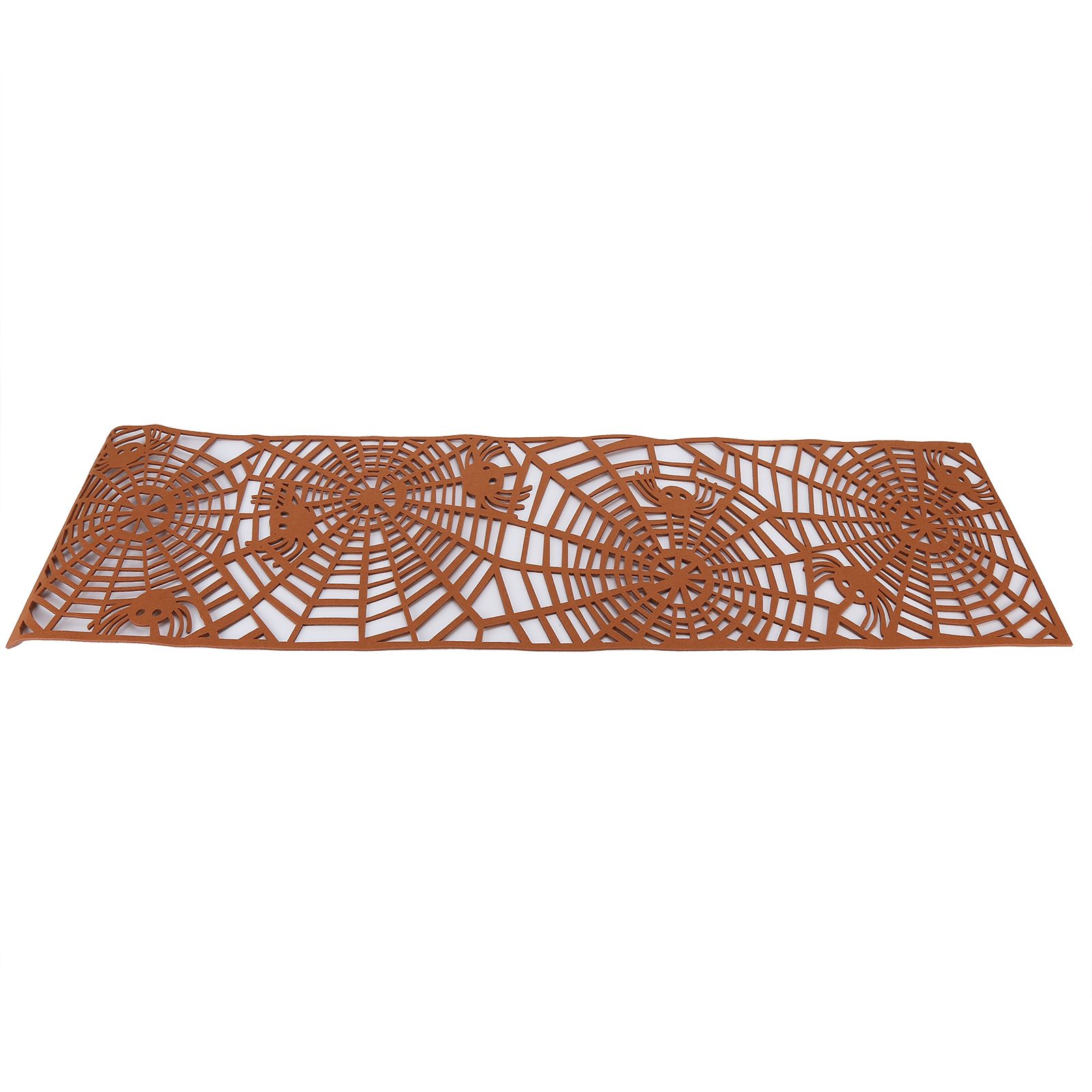 Rectangle Shape Tablecloth Hollow Out Table Runner for Wedding Household DecorationsBrown — image 2