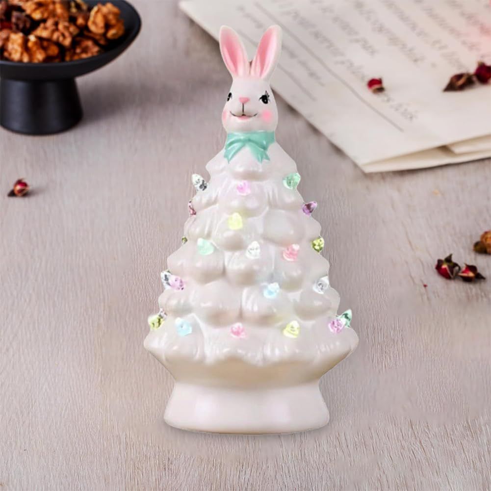 Creative Easter Bunny Figine Bunny Crafts Easter Ornaments Resin Easter Bunny Decor,Cute Easter Decorations for The Home — image 5