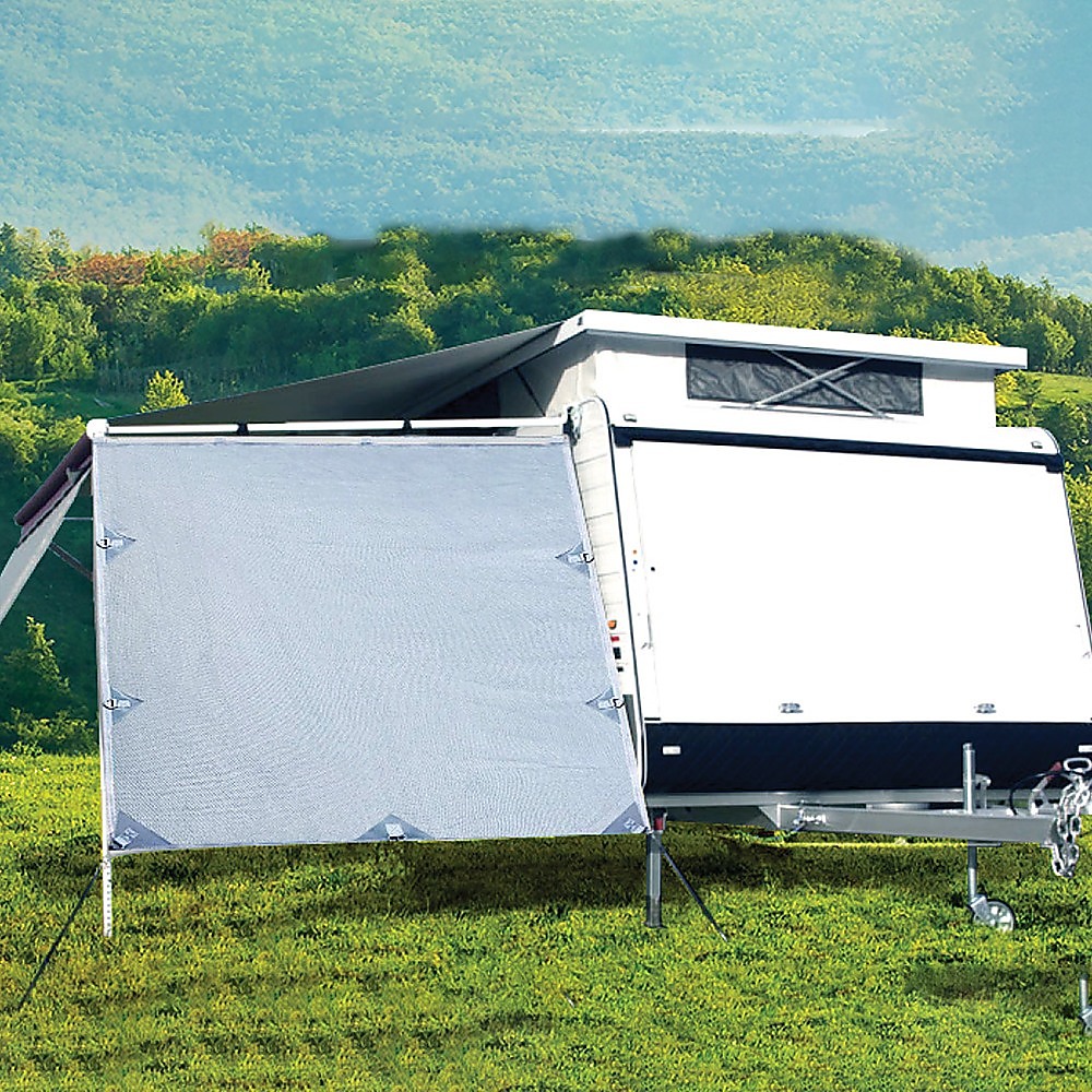 Pop Top Caravan Privacy Screen Sun Shade Side Extension 2.1 x 1.8m โ image 6