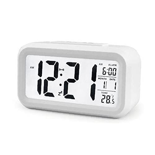 LED Digital Alarm Clock Backlight Snooze Mute Calendar Desktop Electronic Bcaklight Table Clocks Desktop Clock โ image 2