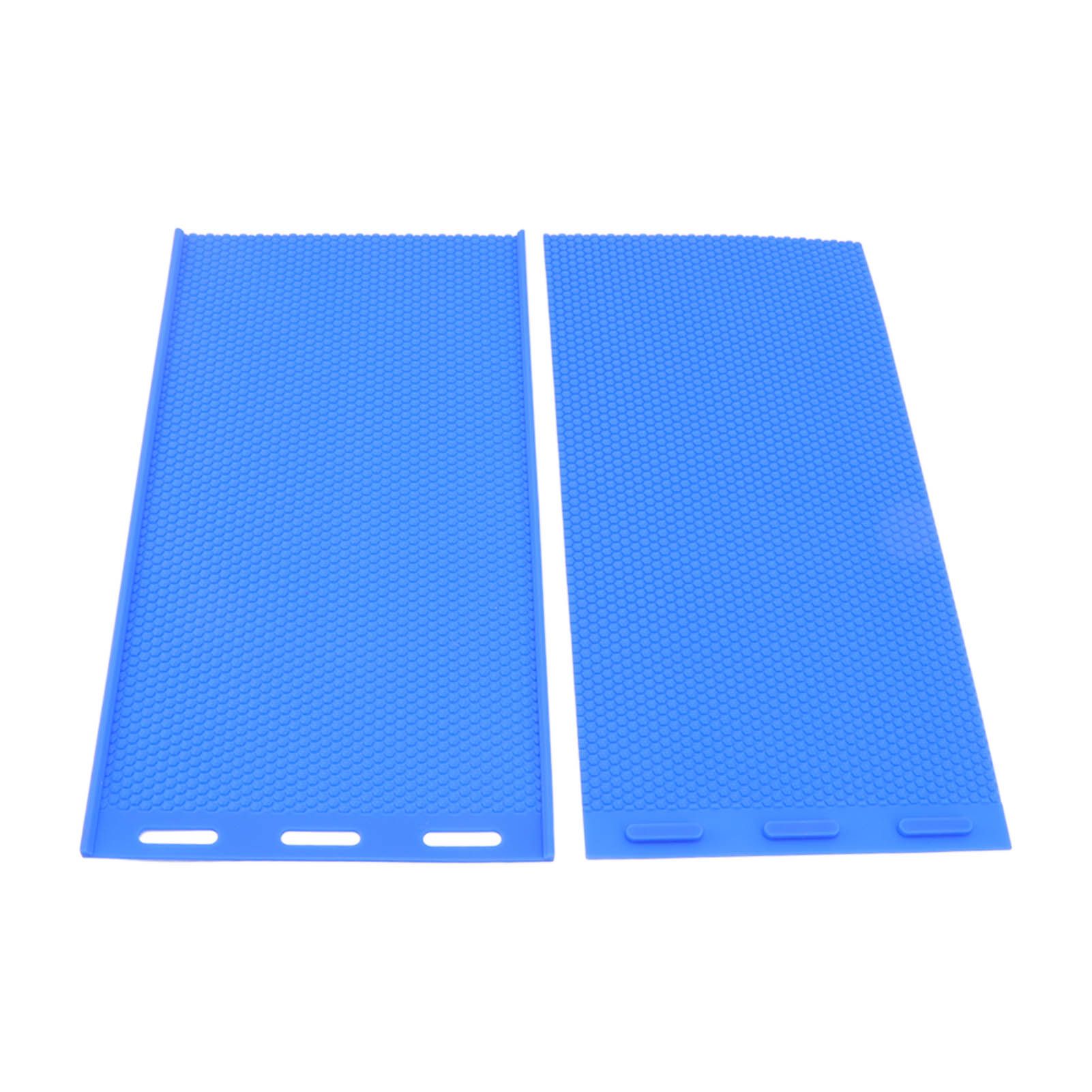 2Pcs Silicone Beeswax Sheet DIY Mold Soft Press Sheet Mould Tools Beeswax Embosser Machine for Beekeeping — image 5