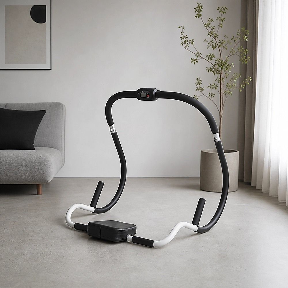 Ab Crunch Machine – Abdominal Exercise Roller with Digital Computer for Core Training — image 2
