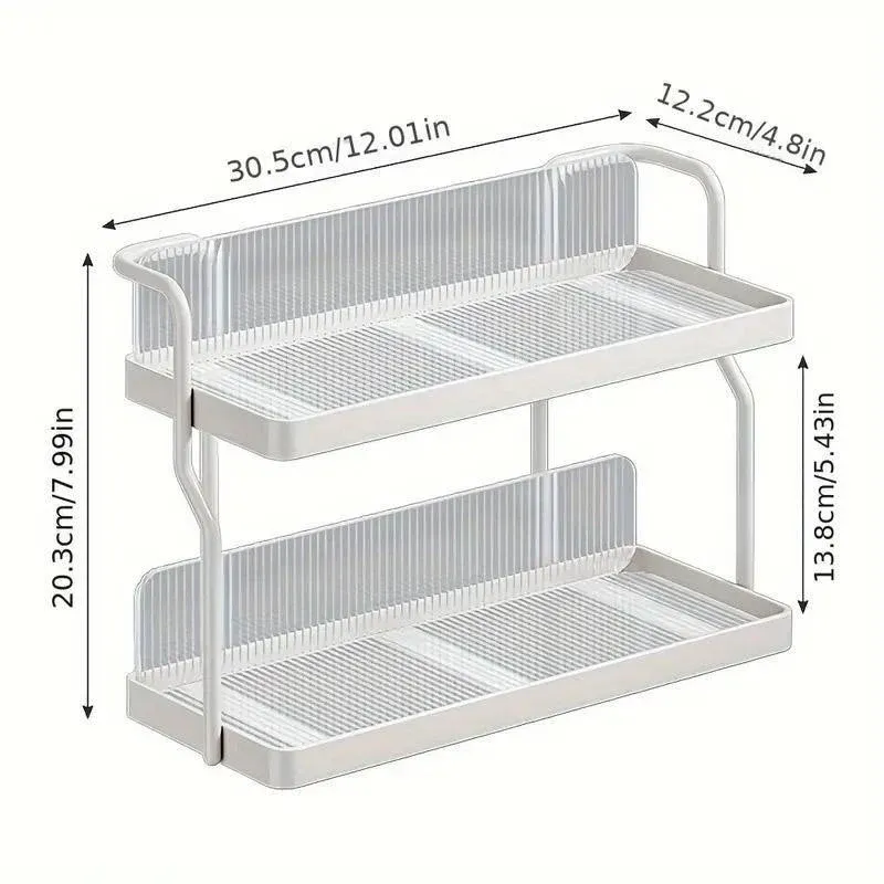 2 Tier Shelf Kitchen Storage Rack Organizer for Home and Countertop Organization โ image 3