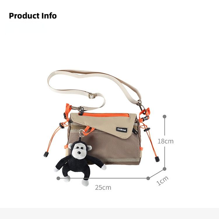 Canvas Travel Bag | Go Freely, Travel Light — Commute & Outdoor Dual-Purpose Shoulder Bag./khaki — image 6
