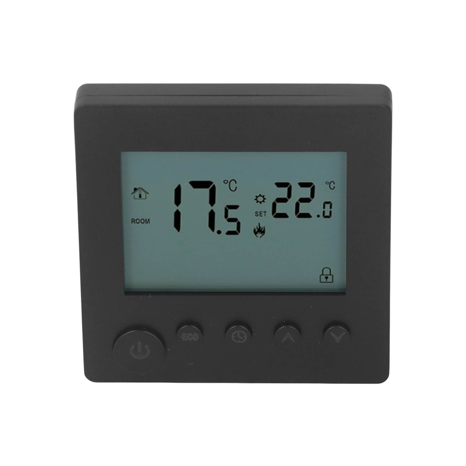 Smart Thermostat 4500W Button Control Water Heating Thermostat for Home Office Market Hotel AC90V to 240V Black โ image 3