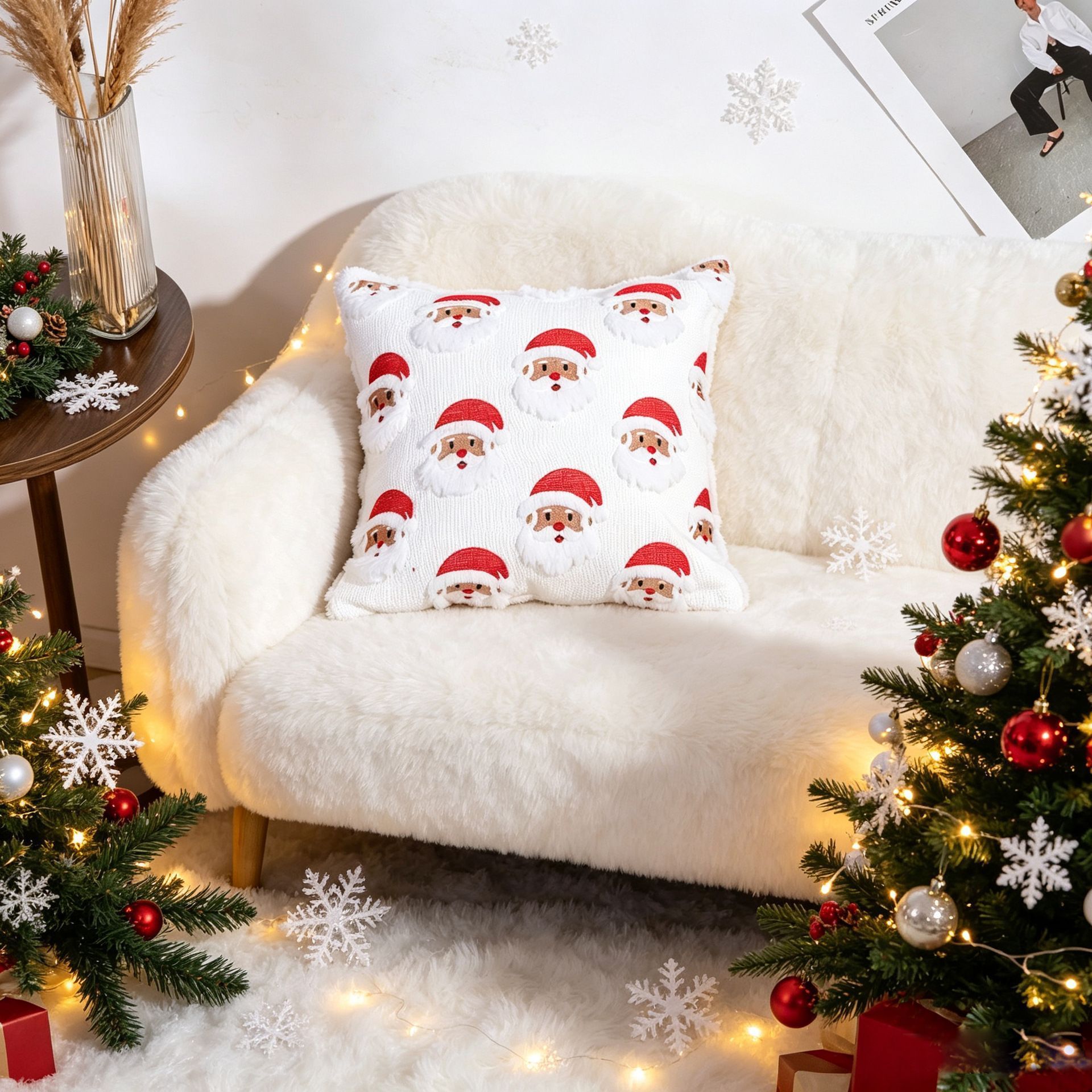 Set of 2 Christmas Cushion Covers (Pillow filling not included)-Style 26 — image 5
