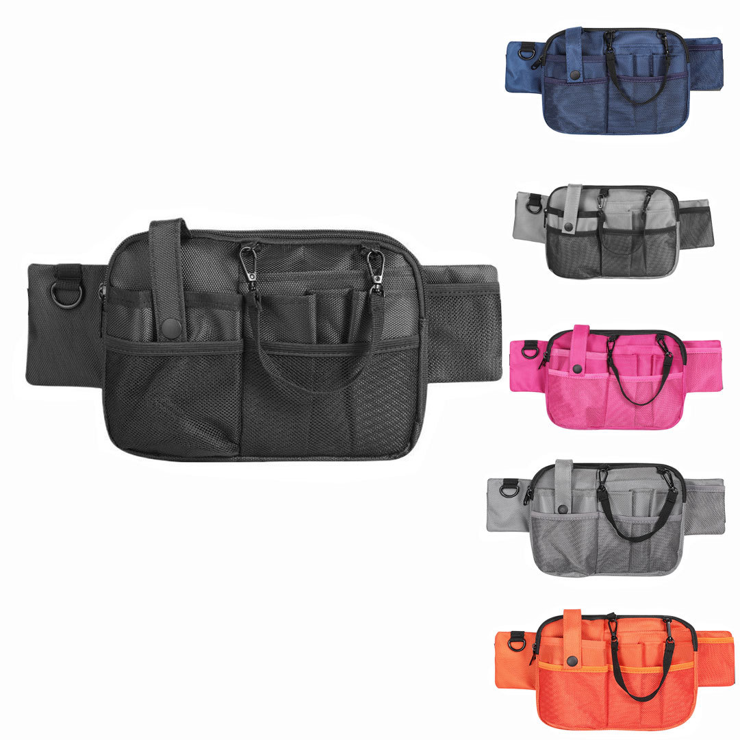 Orange Nurse Utility Belt Bag - Multi-Pocket Medical Organizer Waist Pack for Tools & Essentials โ image 2