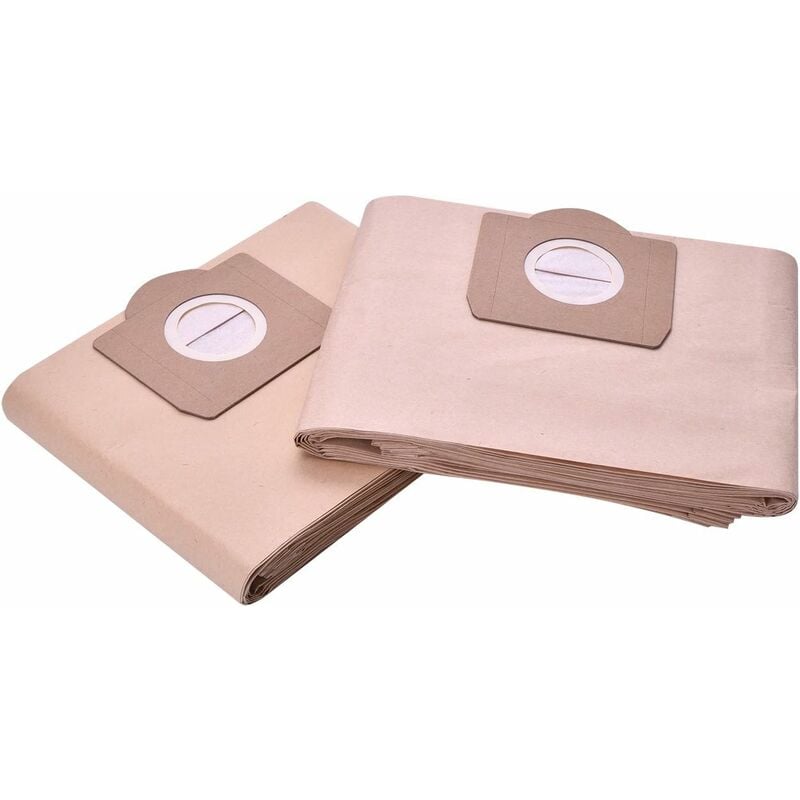 10-pack 6.959-130.0 Paper vacuum cleaner bag A 2201/2204/2504 for Karcher WD3 WD3P Wet and dry vacuum cleaner Replacement — image 2