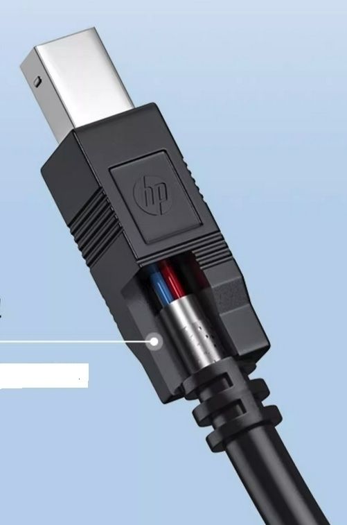 HP DHC-PT100-3M USB-A to USB-B v2.0 cable 3M Black โ image 5